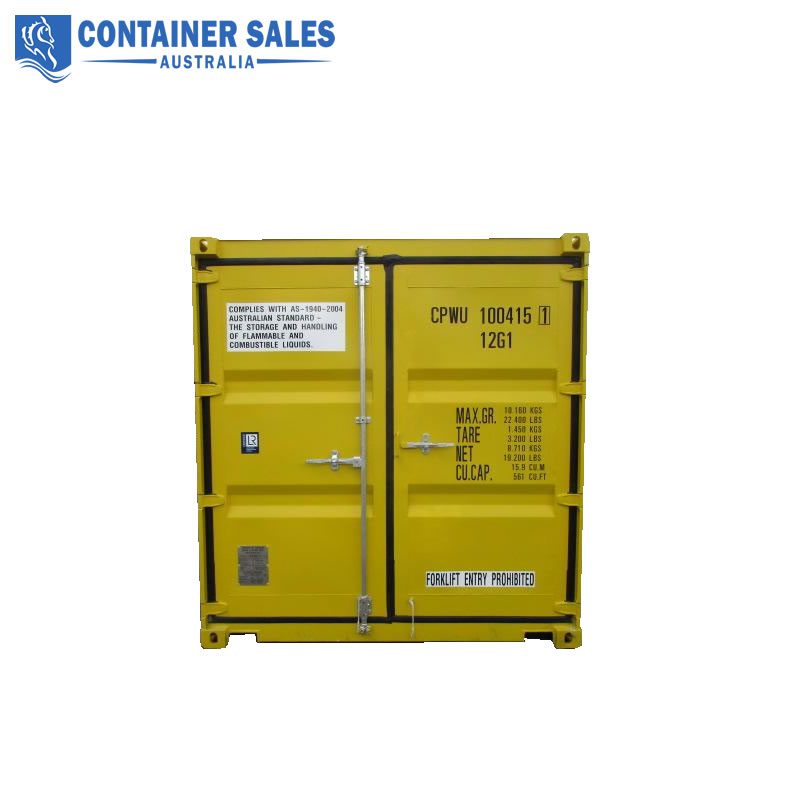 10 Ft Dangerous Goods Store Modified Shipping Container Door End Sales & Hire